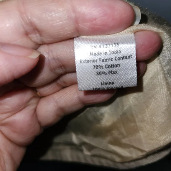 Bella Tu Ceci Embroidered Jacket M Beige Black - Picture 6 of 8